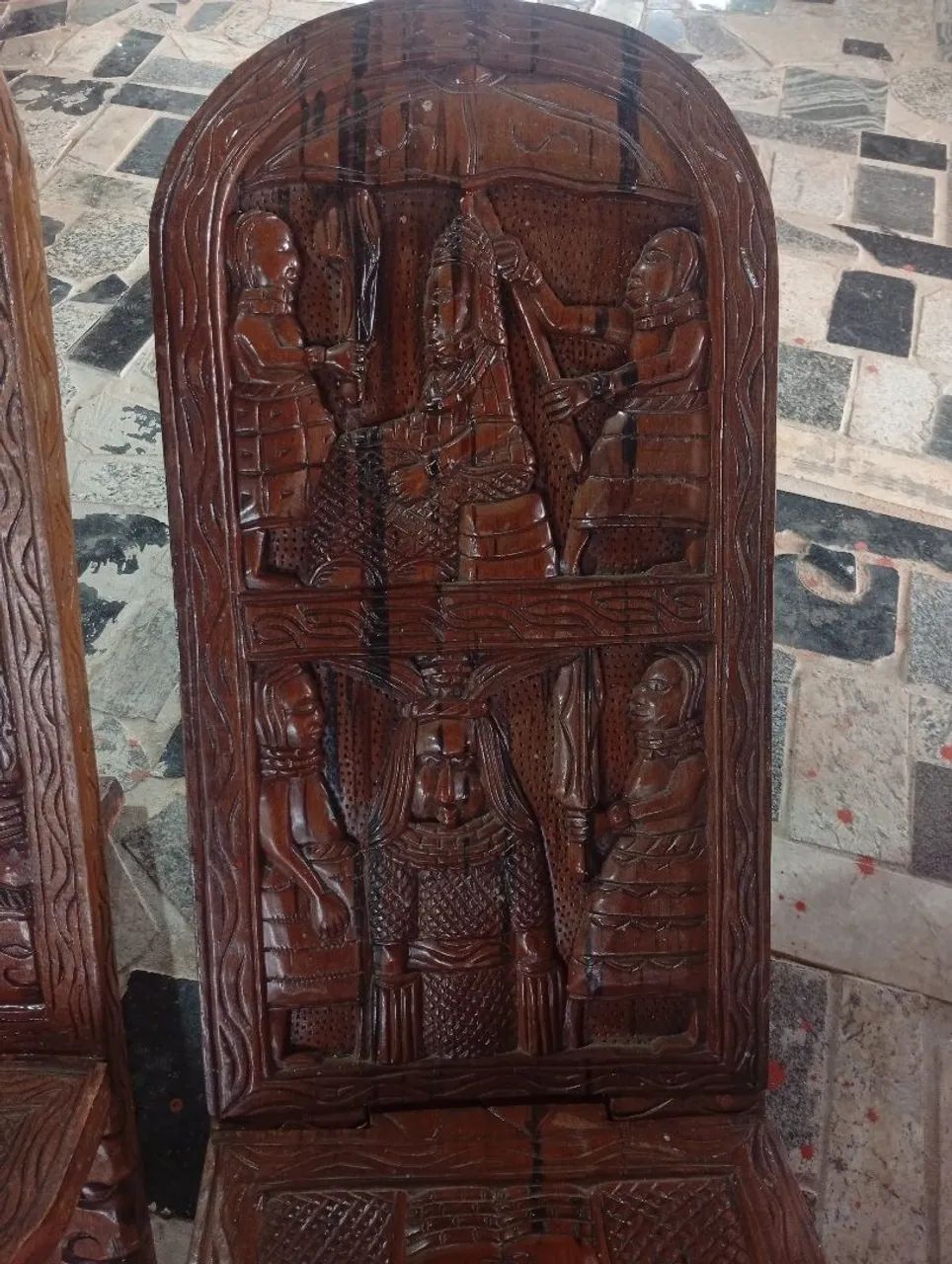 6 Cadeiras rústicas da etnia Africana  - Foto 5