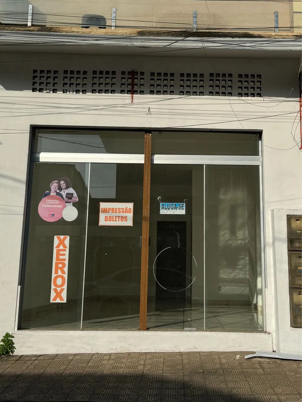 Alugo ponto comercial no centro 