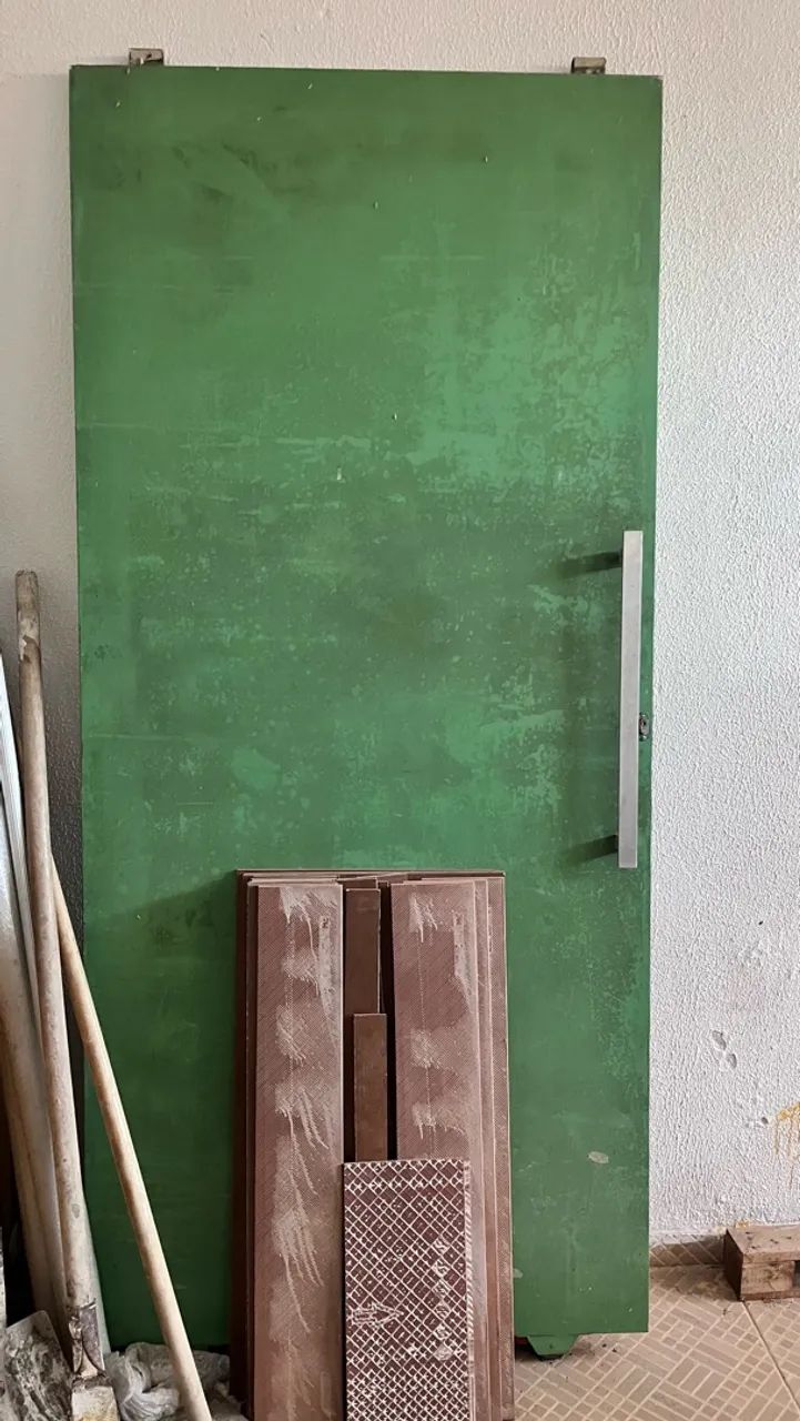 Porta fechado de correr 