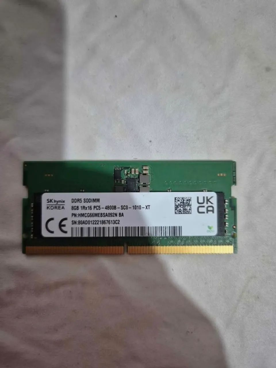Memoria ram ddr5 8gb notebook