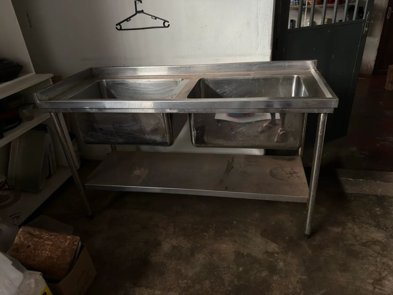 Bancada com duas pias inox industrial  - Foto 2