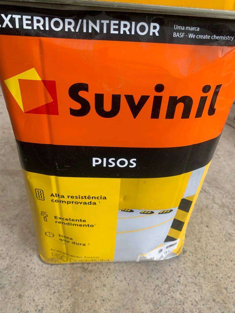 Tinta de piso vermelha 18 litros 