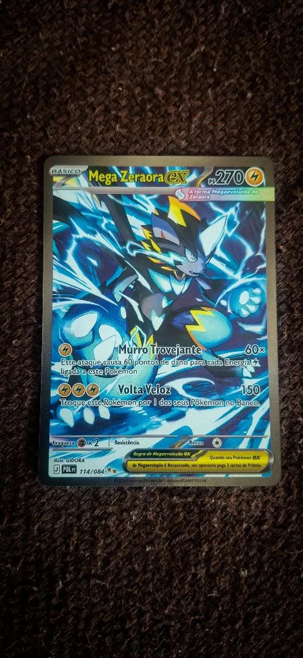 Mega Zeraora Ex 114/084 - Pokemon Escuridão Absoluta  - Foto 2