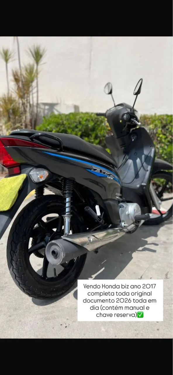 BIZ 2017  MANUAL E CHAVE RESERVA  - Foto 5