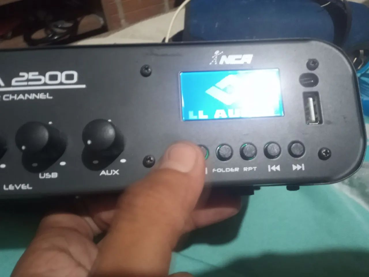 caixa amplificadora dois canais top - Foto 2