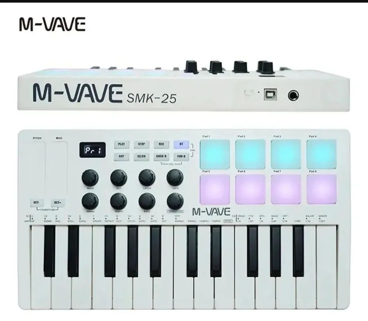 Teclado Midi smk25 caixa com cabo - Foto 2