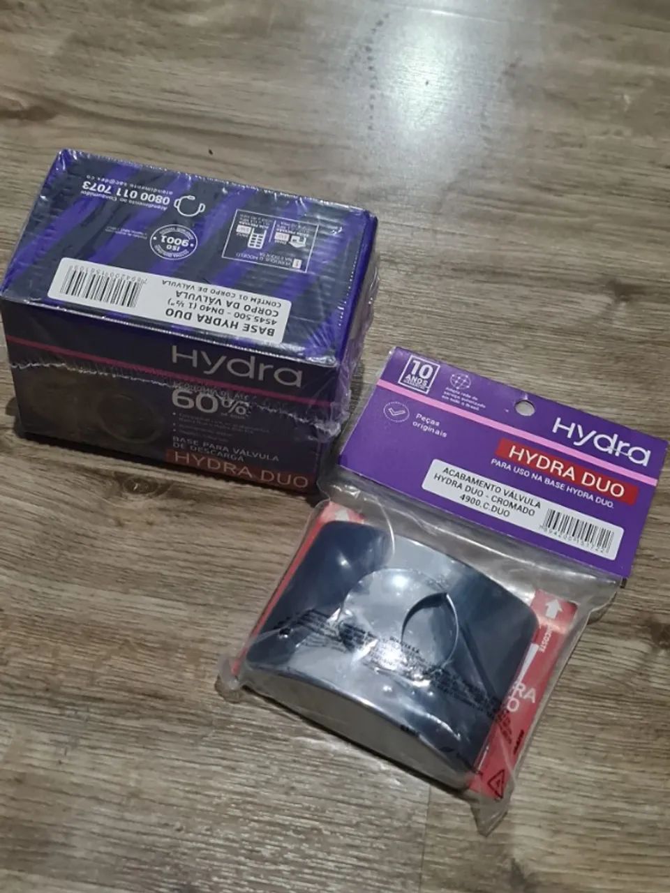 KIT Base válvula de descarga 1 1/2" Hydra DUO Bruto + Acab DUO DECA