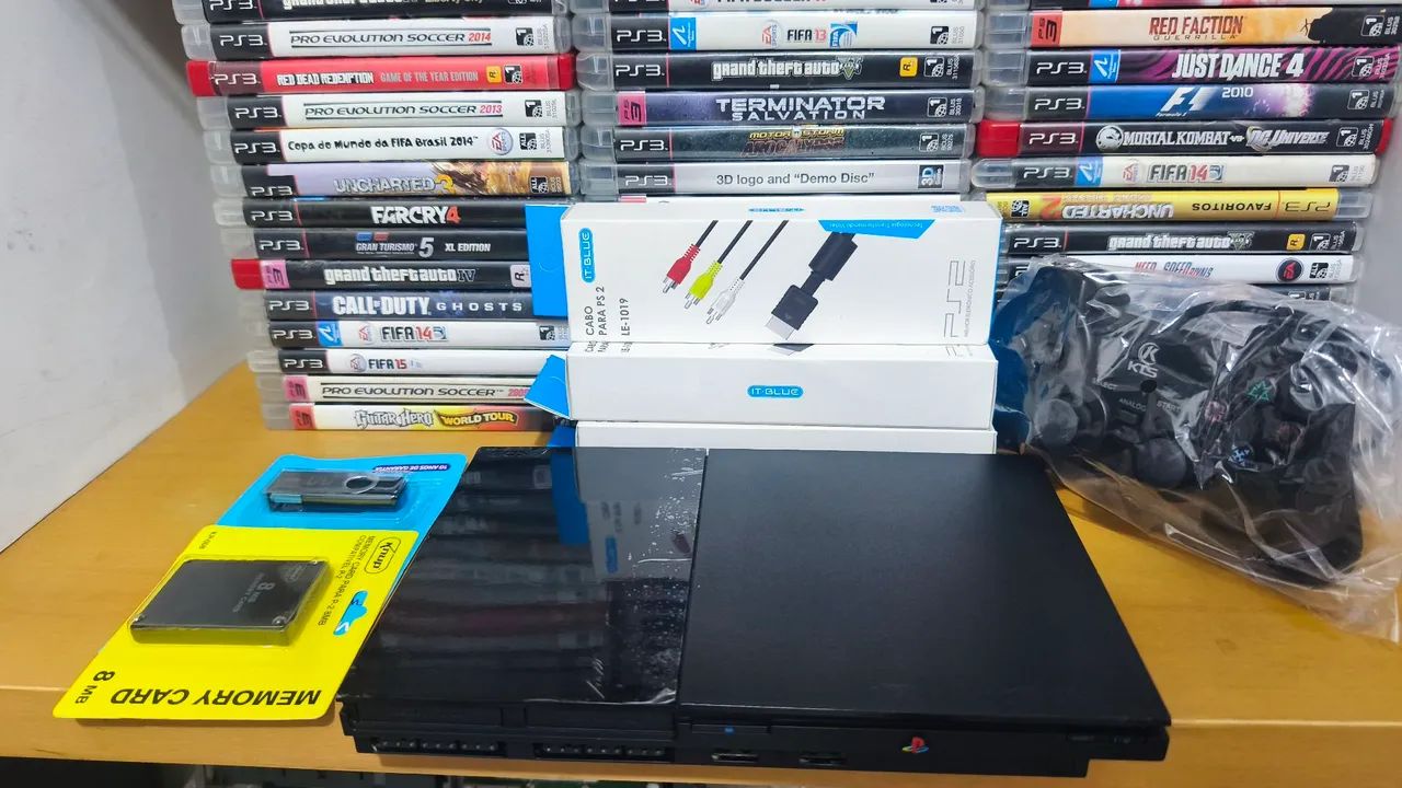 PS2 completo (somos loja) - Foto 3