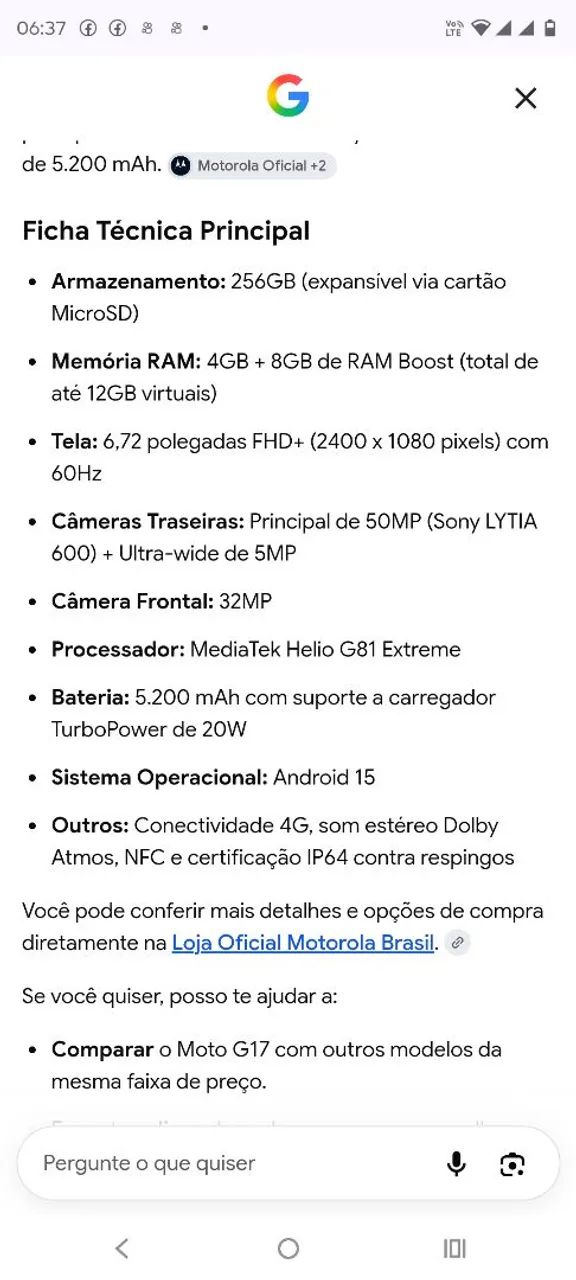 Vendo celular novo 3 meses de uso com caixa e nota  - Foto 3