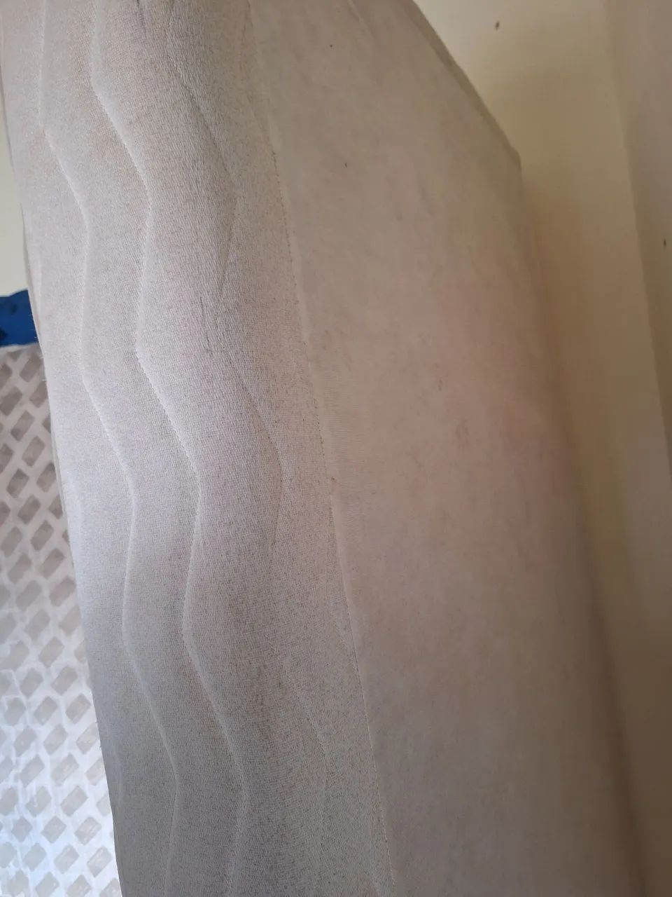 Cama com auxiliar e colchão do modelo Interline Luxus One Face Bege - Foto 3