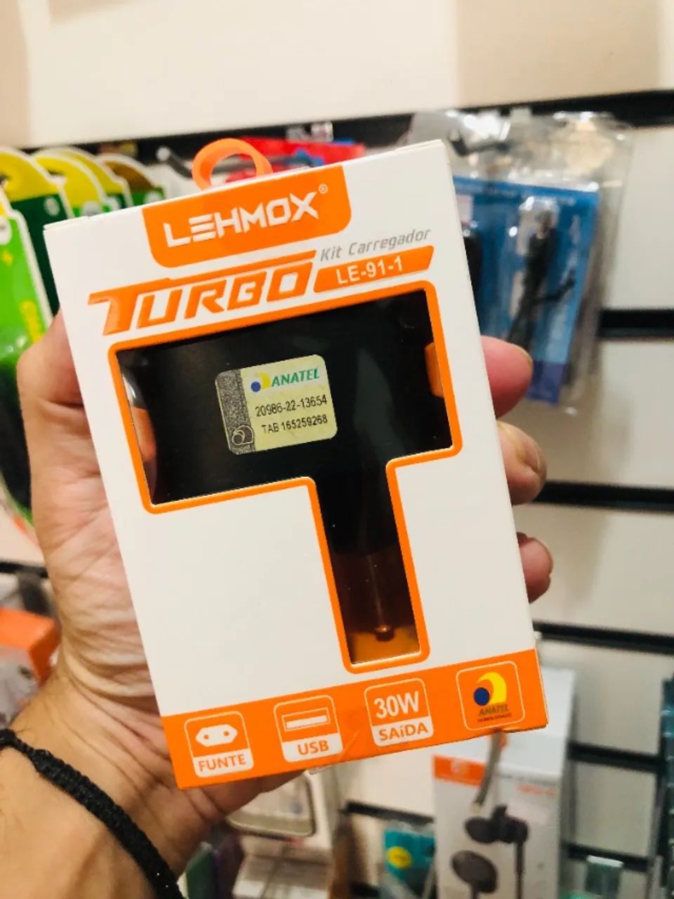 Fonte Carregador Turbo Lehmox 30w - Foto 3