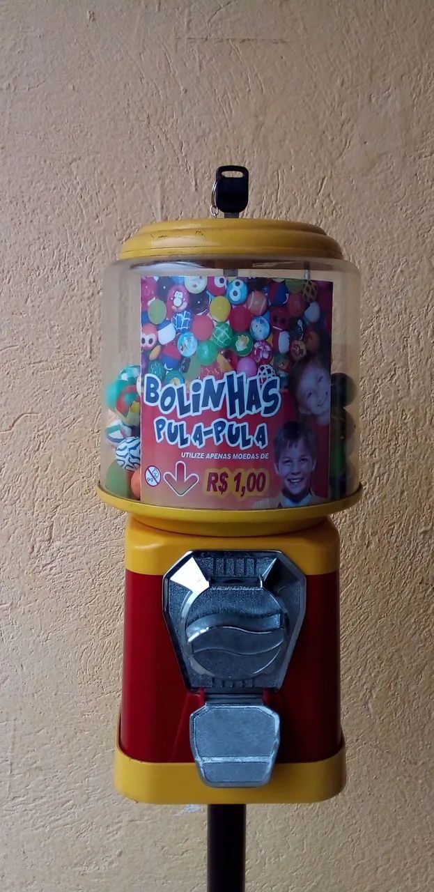 Máquina de bolinhas pula pula completa + 360 bolinhas  - Foto 2