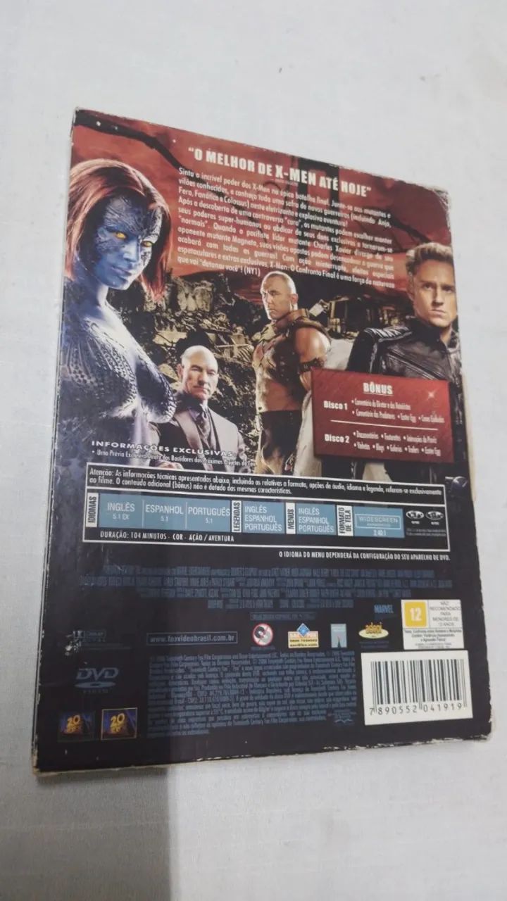 DVD Box Duplo X-Men: O Confronto Final - Edição Especial ( 25079 ) - Foto 2