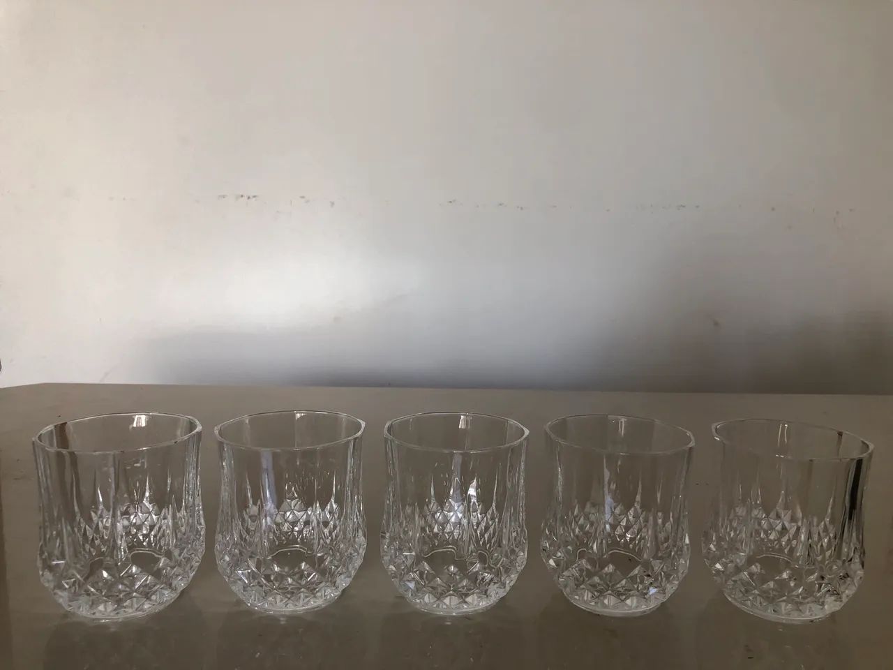 CINCO COPOS P/ WHISKY COMPRADOS NO ANO DE 1.978 RELÍQUIAS RARIDADES (URGENTE) !
