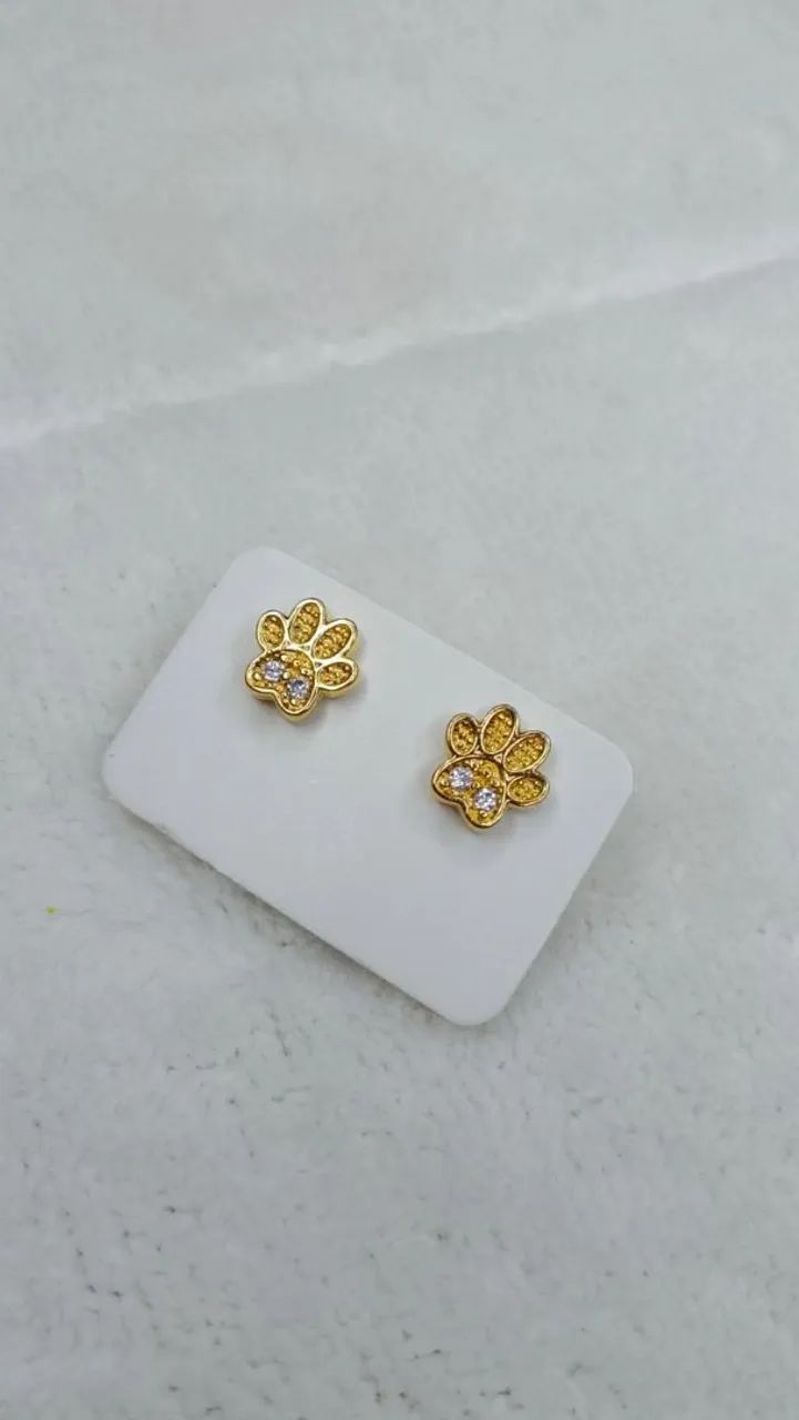 Argolinhas e Brincos Dourados Pequenos 