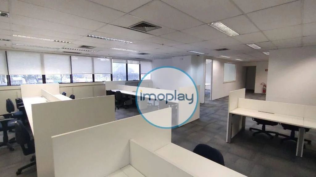 Laje comercial com 906m² mobiliado, piso com carpete, 02 banheiros cabinados e 25 vagas de - Foto 5
