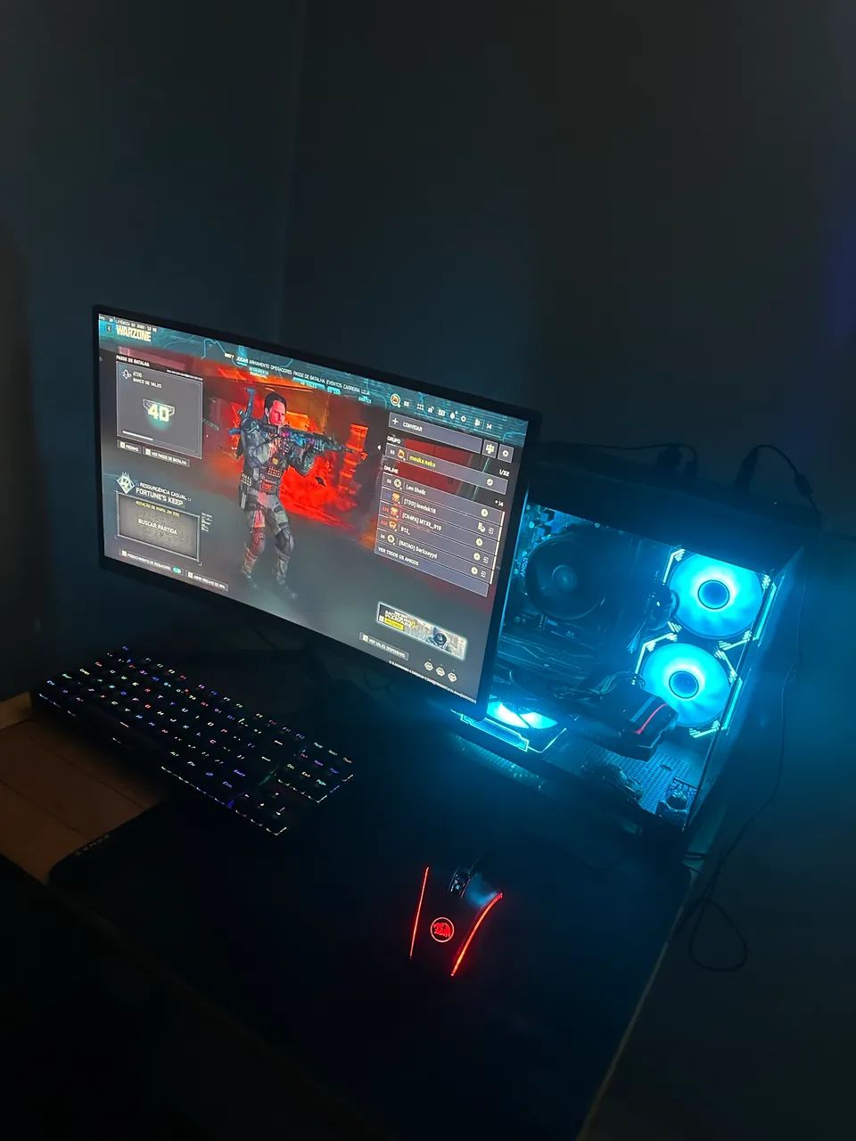 Pc gamer rx6600 tela curva - Foto 3