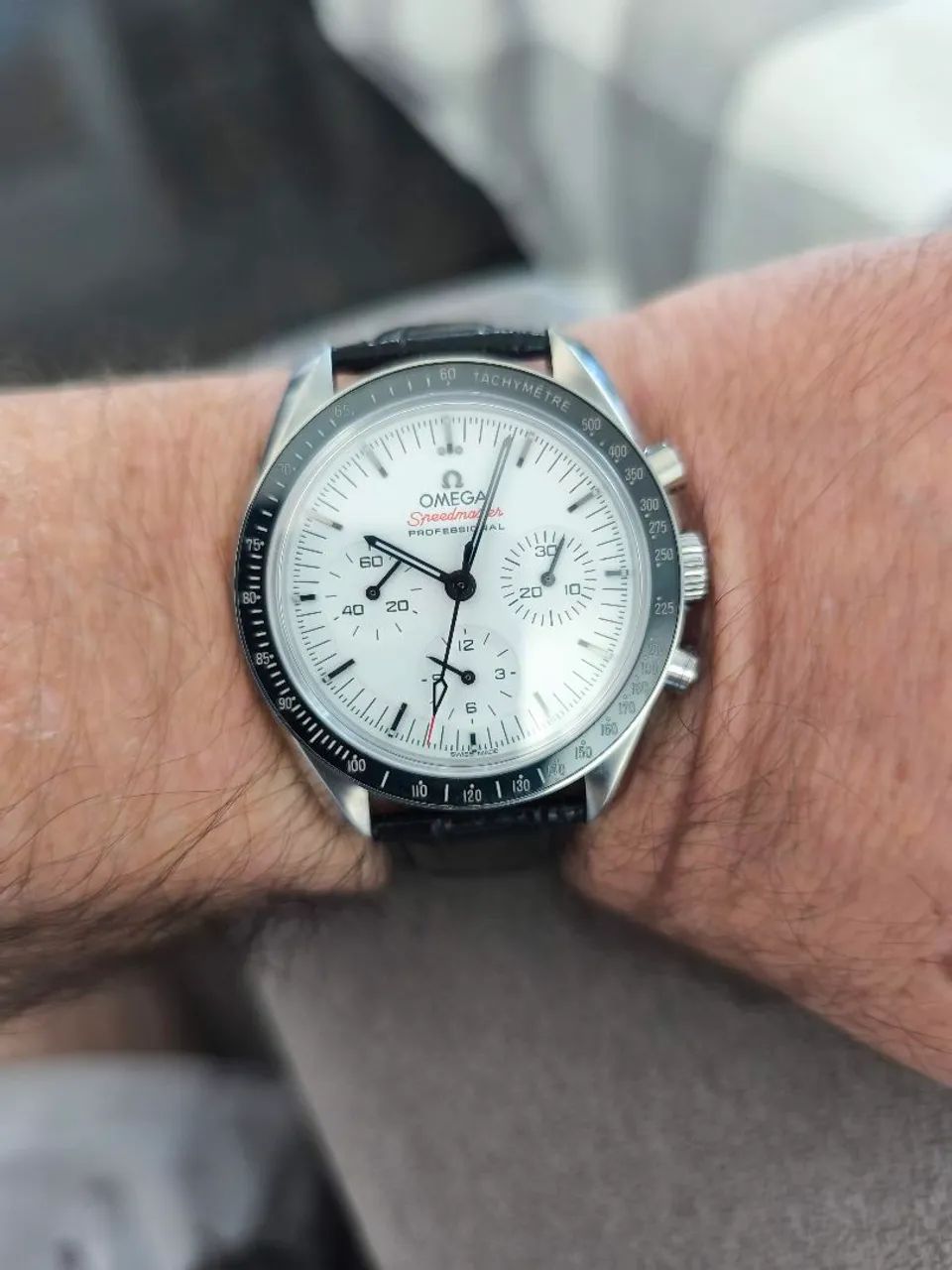 Omega Speedmaster Branco SUPER CLONE - Foto 5