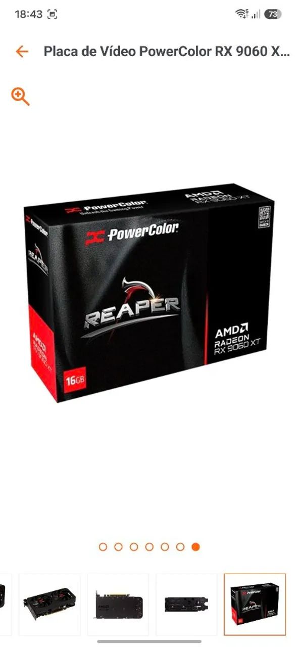 Rx 9060 xt 16GB - 3 meses de comprada