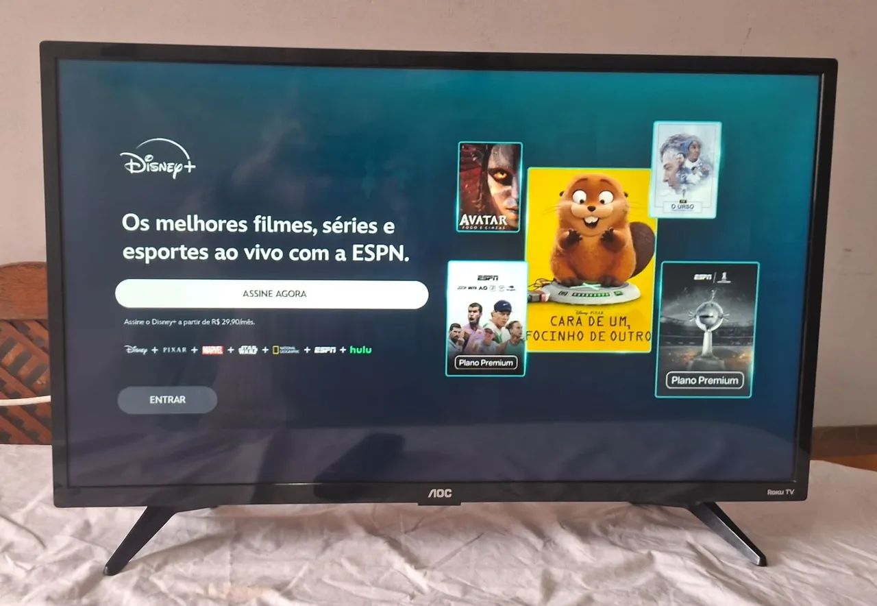 VENDO TV SMART AOC ROCKU 32' COMPLETA  - Foto 3