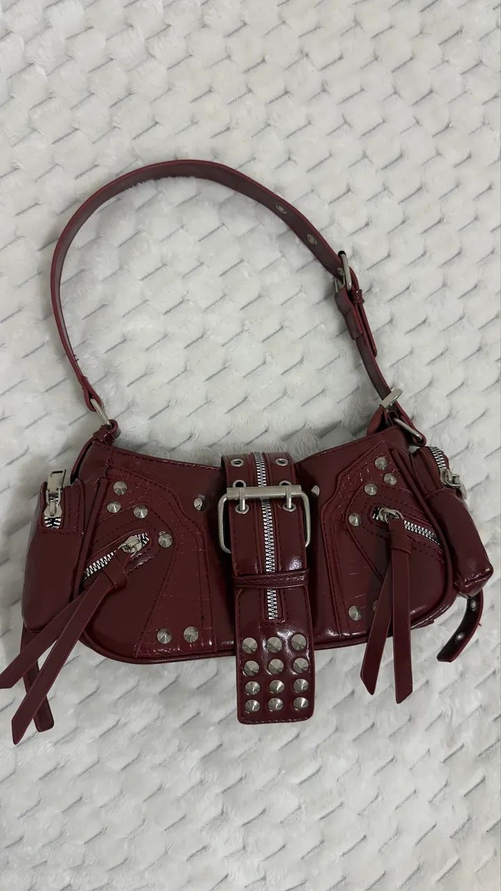 Bolsa bordo vintage