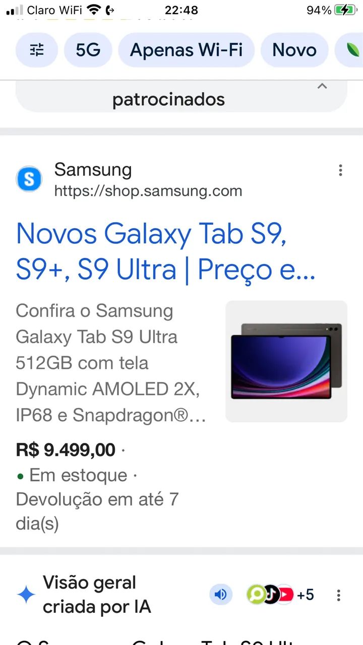 SAMSUNG TABLET S9+ultra