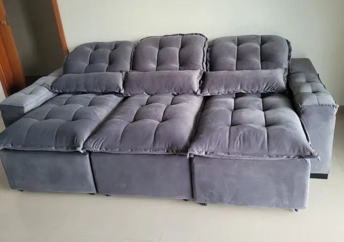 SOFA RETRÁTIL E RECLINÁVEL. DISPONÍVEL  - Foto 4