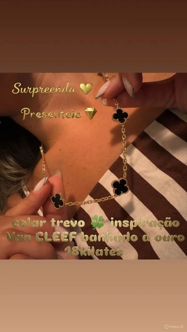 KIT TREVO VIRGÍNIA INSPIRAÇÃO VAN CLEEF  - Foto 5