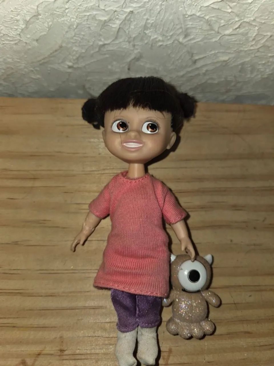 Boneca Boo Monstros SA Mini Animators Usada - Foto 3