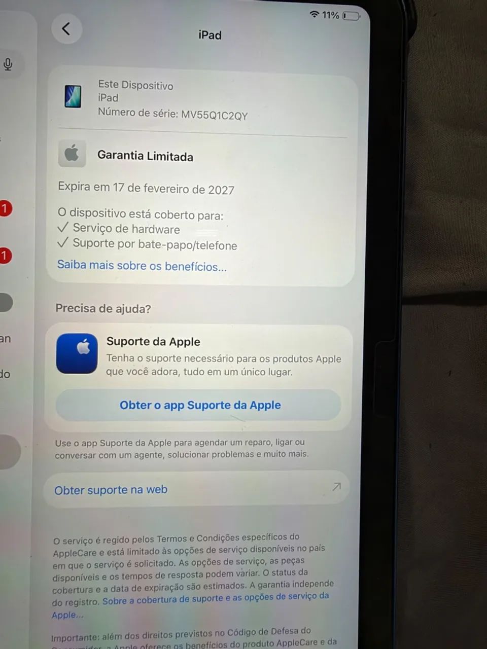 IPAD 11 - Na garantia até 02/2027 - Foto 3