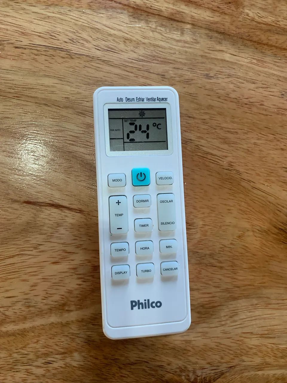 Controle de ar condicionado Philco original 