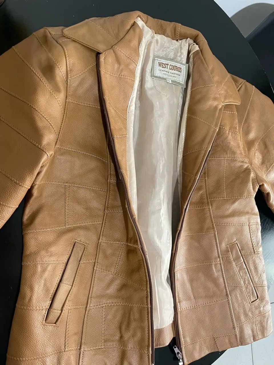 Jacketa de couro west couros