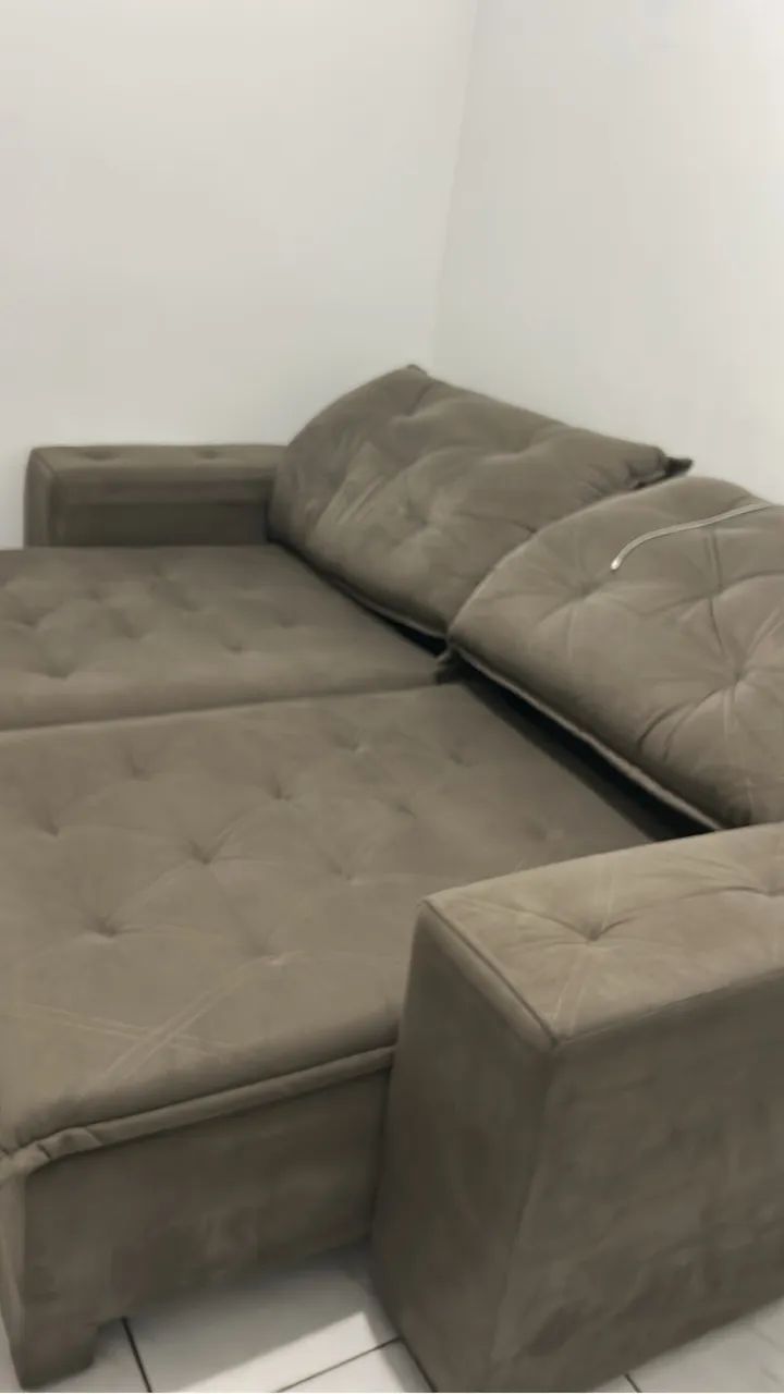 Sofá retrátil seminovo  - Foto 2