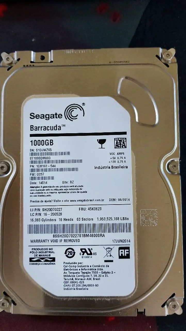 HDD DE 1TB/1000GIGAS - Foto 2