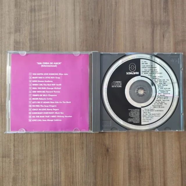 CD Lua Cheia De Amor - Trilha Internacional Da Novela *raridade - Foto 3