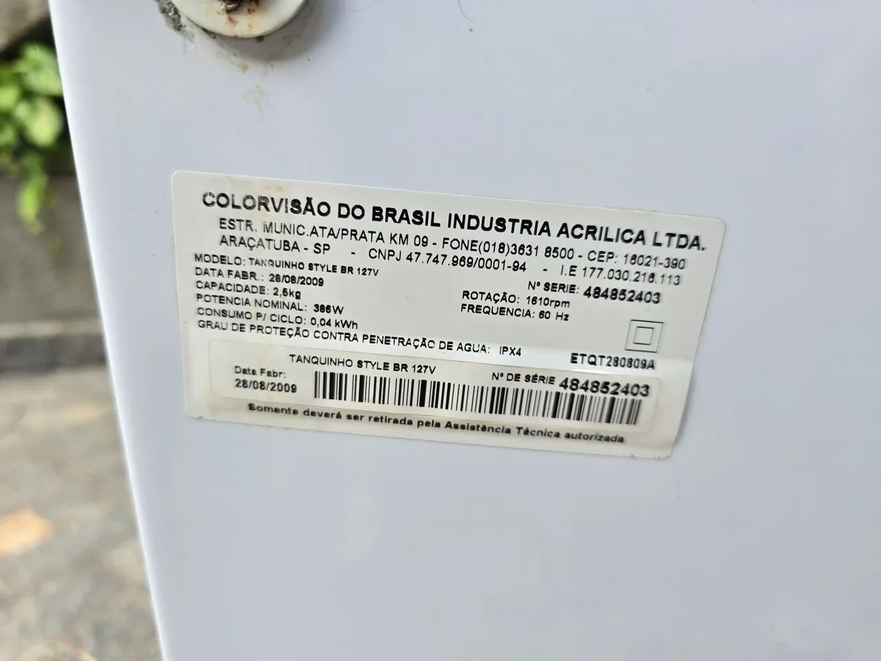 Tanquinho colormaq 10 kilos 127V  - Foto 2