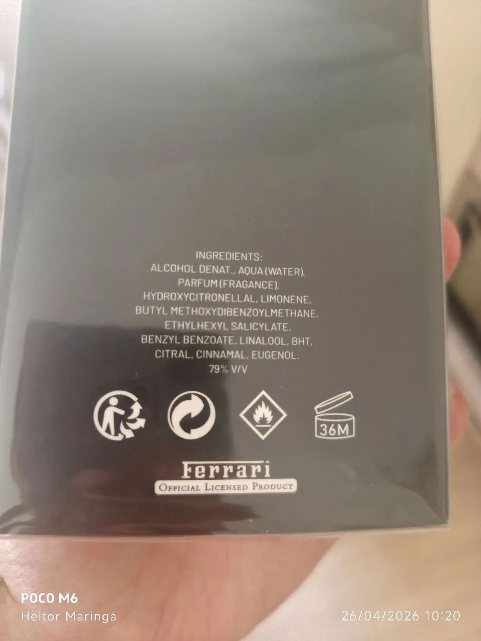Ferrari Black perfume  - Foto 2