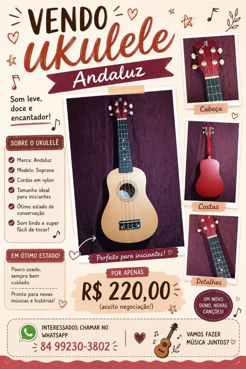 Ukulelê andaluz - Foto 4