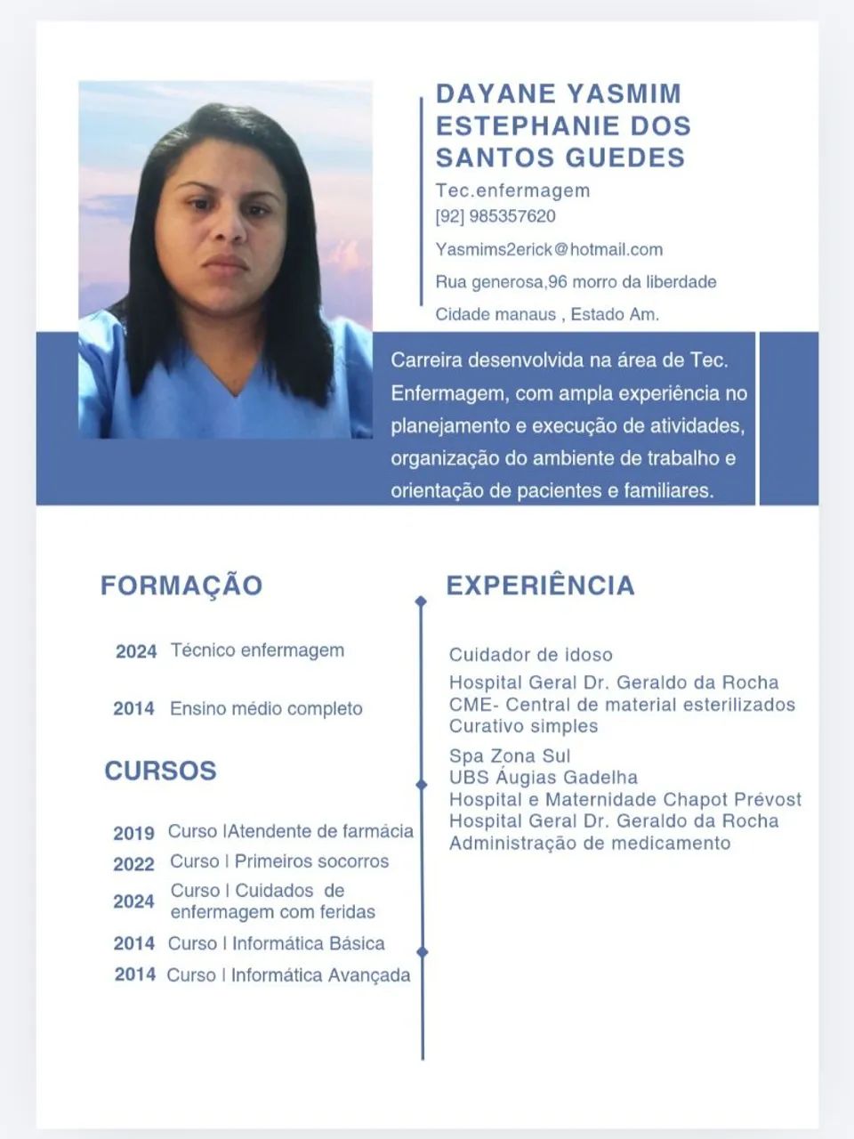 Tec área de enfermagem 