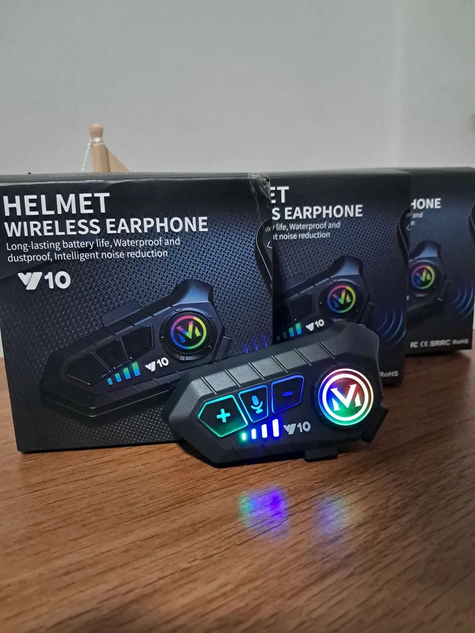 Intercomunicador Bluetooth para Capacete V10 | Atenda Chamadas e Ouça Música - Foto 4