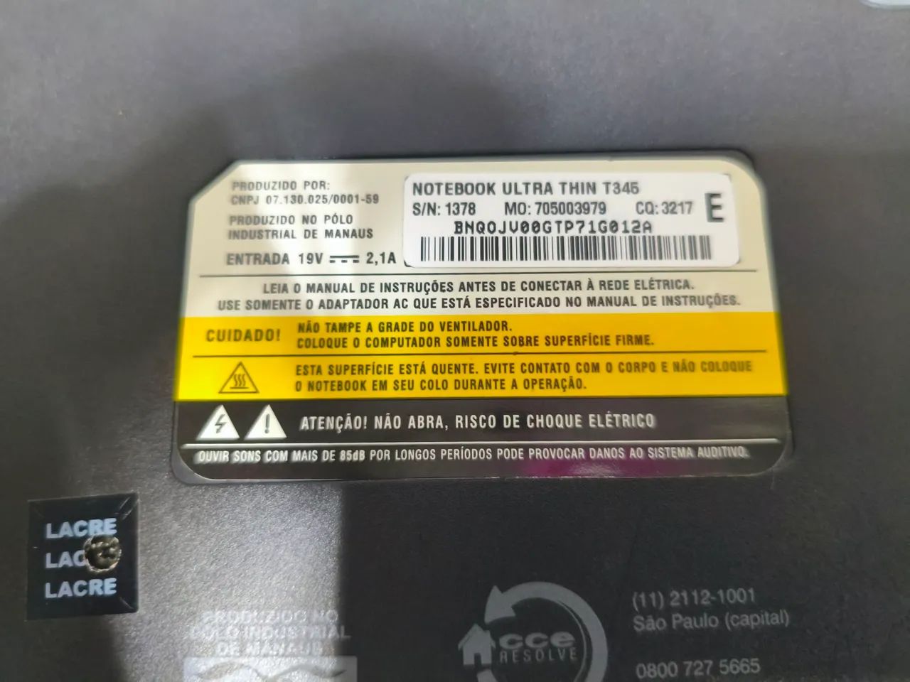 Notebook CCE Ultra Thin t345 - Foto 4