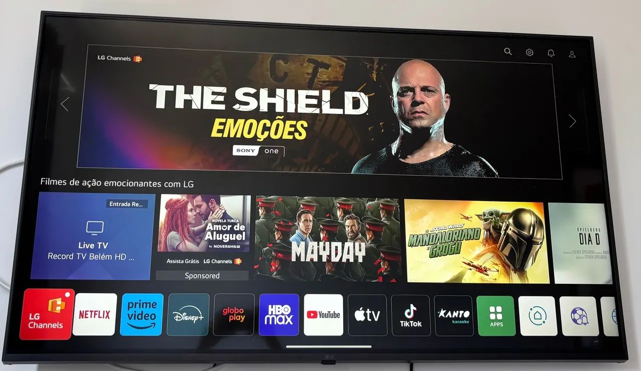 telão smart tv lg tudo funcionando perfeitamente 50 4k. 1299 preço final  - Foto 4