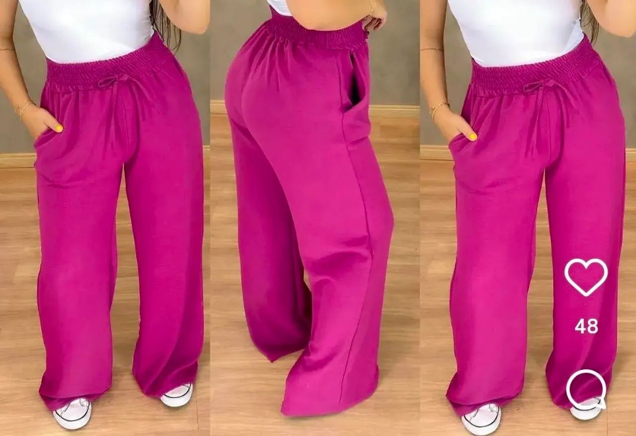 Calça pantalona 