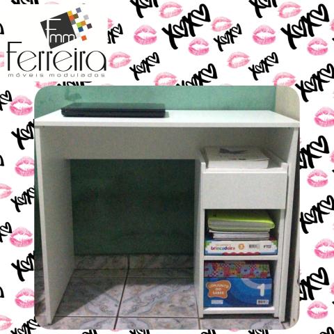 27. Promoção Mesa Escrivaninha 90cm - Entrega Grátis toda Manaus :) - Foto 4