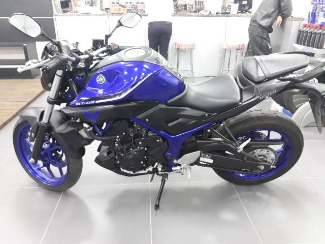 MT 03 Azul 2018 / linda moto , semi nova na Yamaha de Sapiranga, consulte! - Foto 3