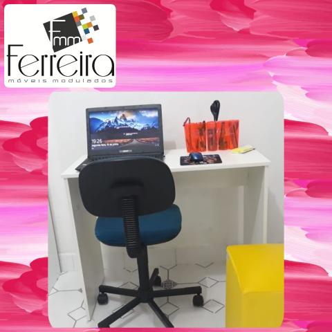 27. Promoção Mesa Escrivaninha 90cm - Entrega Grátis toda Manaus :) - Foto 6
