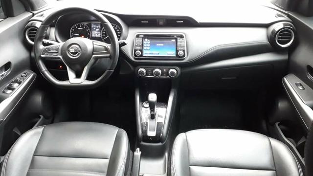 Kicks sv 1.6 flex 2018 ipva pago, gnv injetado, couro, multimídia - Foto 7