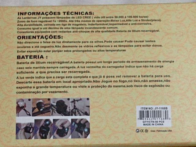 Lanterna de LED Recarregável