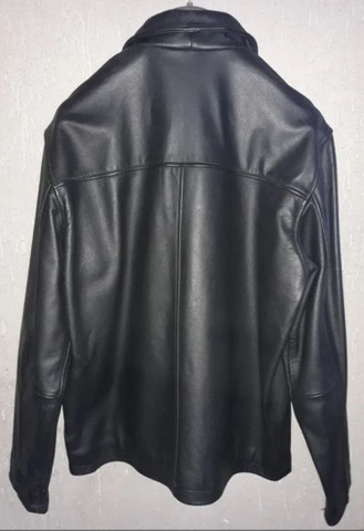 jaqueta de couro original masculina