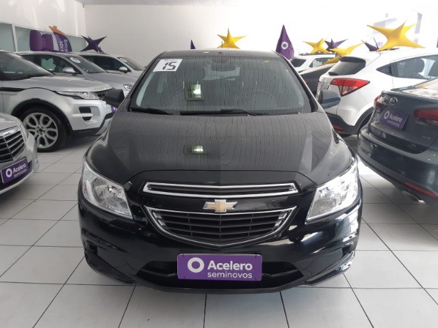 GM CHEVROLET ONIX LT 1.0 8V FLEX 4P MANUAL PRETO 14/15